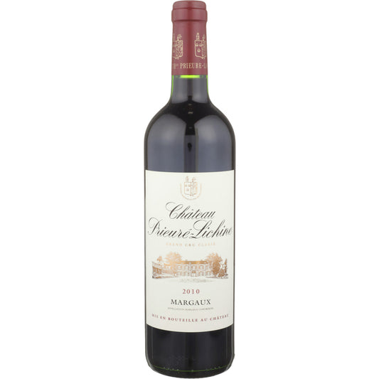 Chateau Prieure Lichine Margaux 2010 Wood Box - 750ML - Front