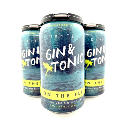 Dry Fly On The Fly Gin & Tonic Cocktail 13.4 - 12 Z