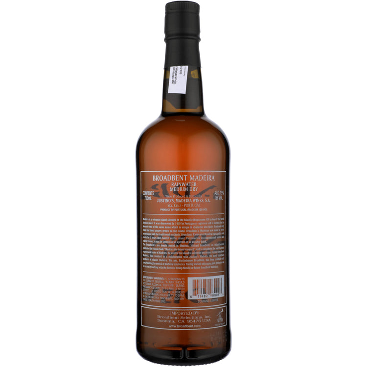 Broadbent Madeira Rainwater Medium Dry - 750ML - Back