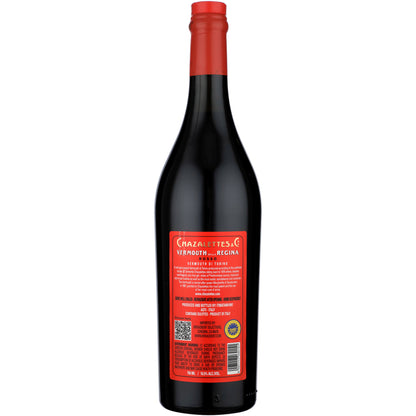 Chazalettes & Co. Vermouth Di Torino Rosso Della Regina - 750ML - Back
