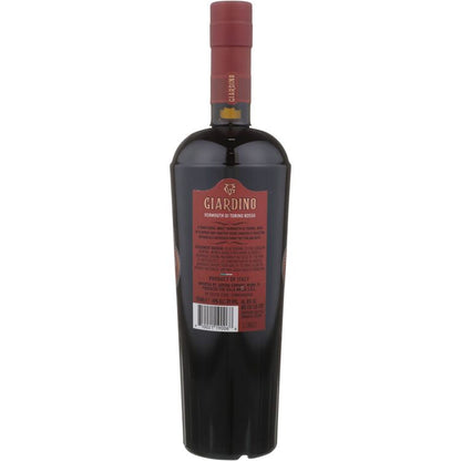 Villa Massa Vermouth Giardino Tradizionale Rosso - 750ML - Back