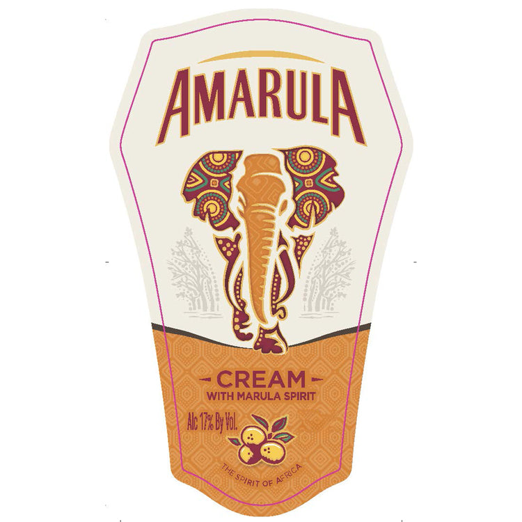 Amarula Cream Liqueur & Amarula Fruit 34 - 750ML - Front Label