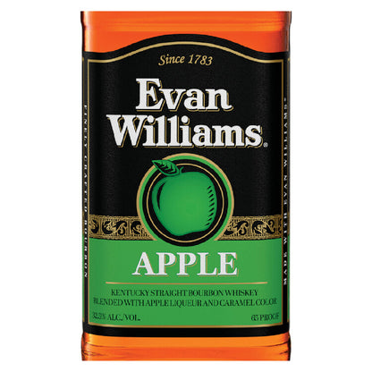 Evan Williams Apple Whiskey Liqueur 65 - 750ML - Front Label