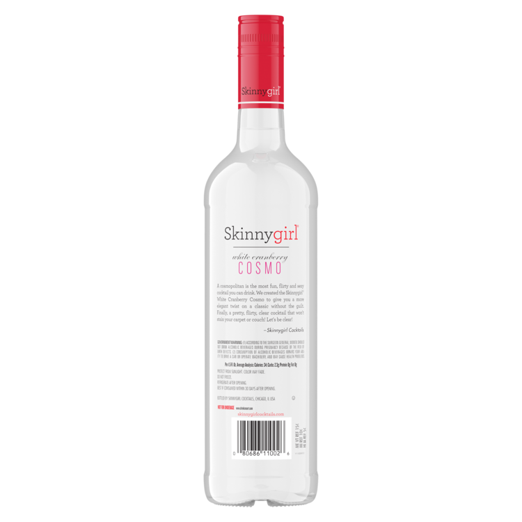 Skinnygirl White Cranberry Cosmopolitan 19.9 - 750ML - Back