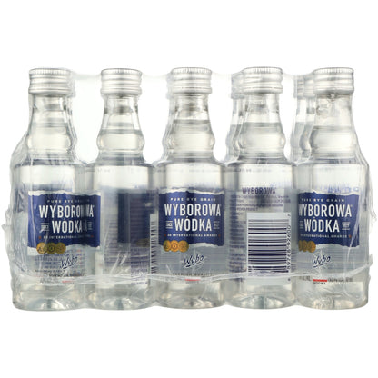 Wyborowa Vodka Pure Rye Grain 80 - 50ML - Front