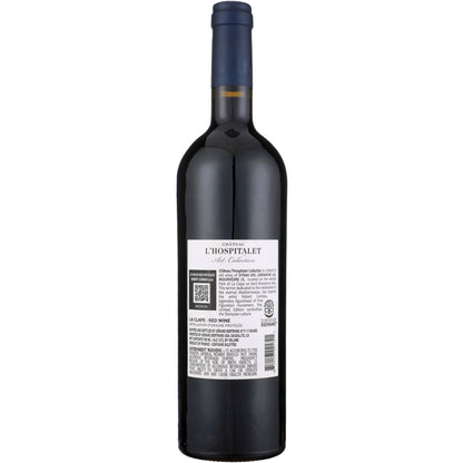 Gerard Bertrand La Clape Rouge Chateau L'Hospitalet Art Collection 202 - 750ML - Back