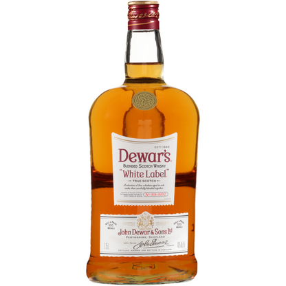 Dewar's Blended Scotch White Label 80 - 1.75L - Front