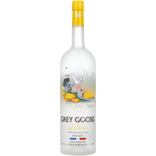 Grey Goose Citrus Flavored Vodka Le Citron 80 - 1.75L - Front