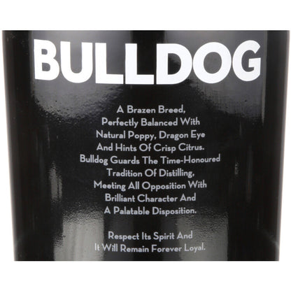 Bulldog London Dry Gin 80 - 1.0L - Front Label