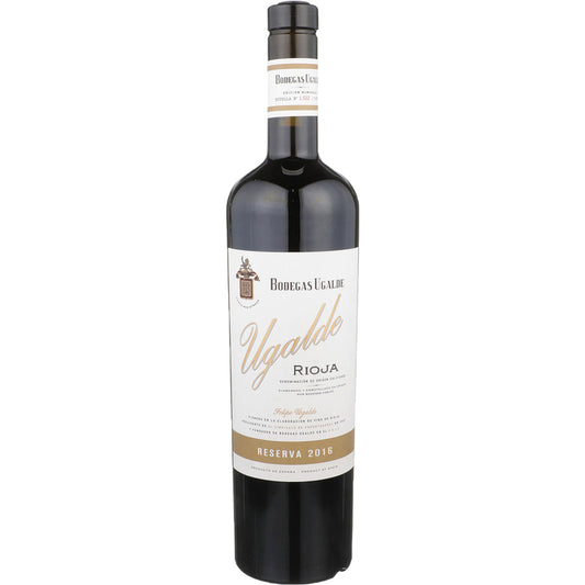 Bodegas Ugalde Rioja Reserva 2016 Wood Box - 750ML - Front