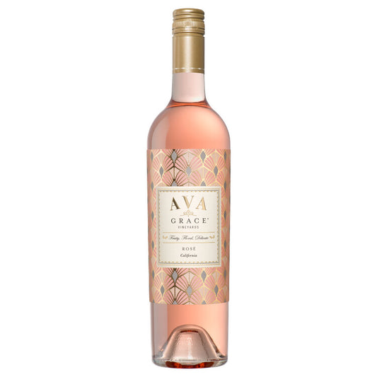Ava Grace Vineyards Rose Wine California - 750ML - Front