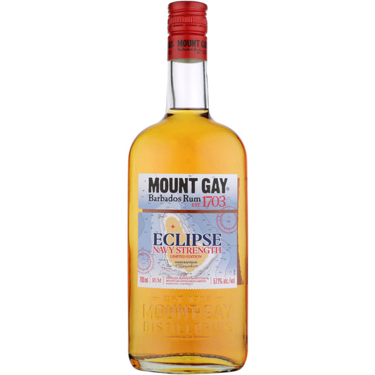 Mount Gay Aged Rum Eclipse Navy Strength Limited Edition 114.2 - 700ML - Front