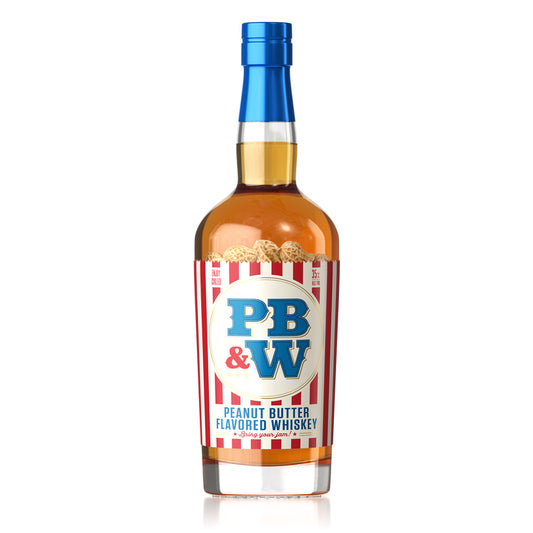 Pb&W Peanut Butter Flavored Whiskey 70 - 1.0L - Front