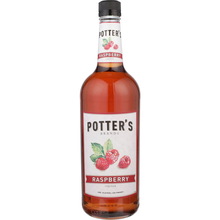 Potter's Black Raspberry Liqueur 33 - 1.0L - Front