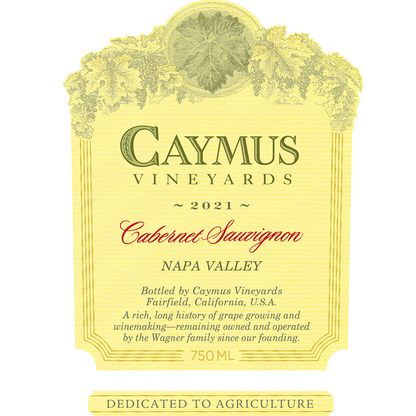 Caymus Vineyards Cabernet Sauvignon Napa Valley 2021 - 1.0L