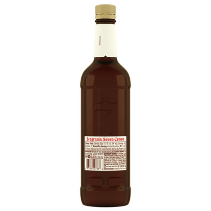 Seagram's Blended American Whiskey 7 Crown 80 - 750ML - Back