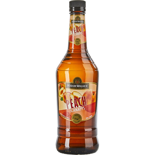 Hiram Walker Peach Schnapps 30 - 750ML - Front