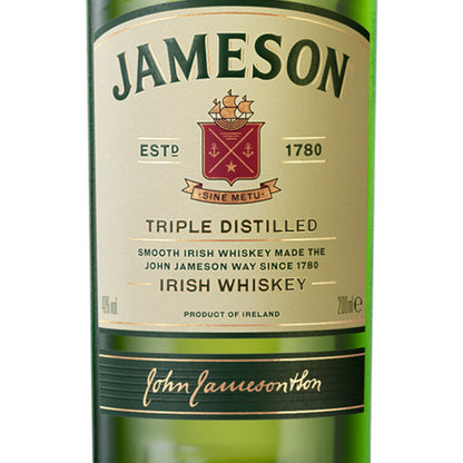 Jameson Blended Irish Whiskey 80 - 200ML - Front Label