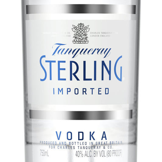Tanqueray Vodka Sterling 80 - 750ML - Front Label