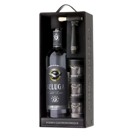 Beluga Vodka Gold Line 80 W /Shot Glass - 750ML