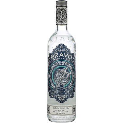 Campo Bravo Tequila Plata 80 - 750ML - Front