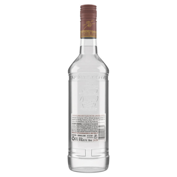 Captain Morgan Coconut Flavored Rum Caribbean Coconut 70 - 750ML - Back