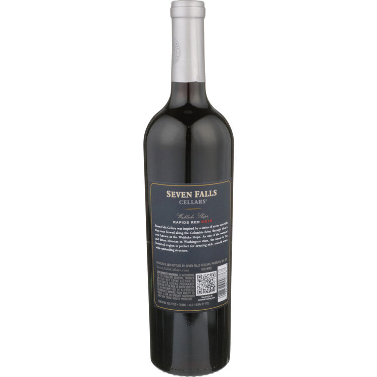 Seven Falls Cellars Rapids Red Wahluke Slope 2021 - 750ML - Back