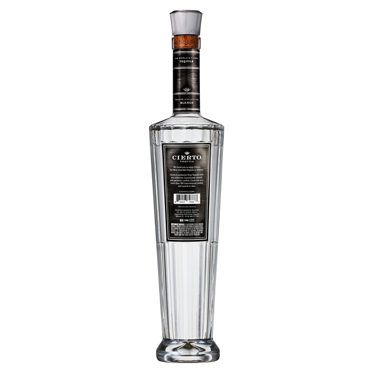 Cierto Tequila Blanco Private Collection 80 - 750ML