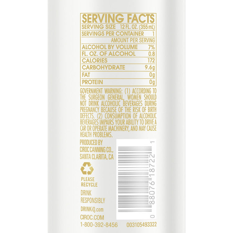 Ciroc Vodka Spritz Colada Cocktail 14 - 355ML