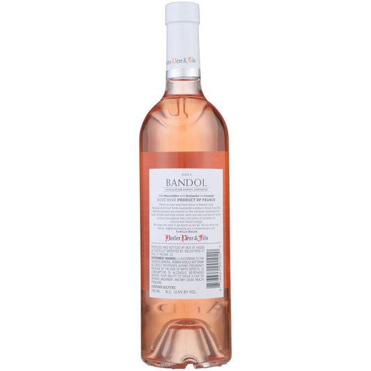 Bieler Pere & Fils Bandol Rose Reserve 2023 - 750ML - Back