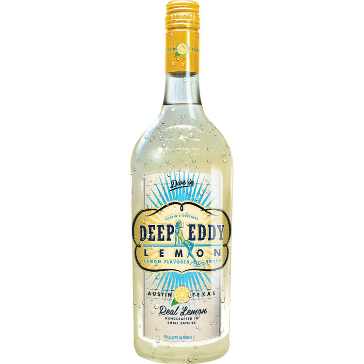 Deep Eddy Lemon Flavored Vodka 70 - 1.0L - Front