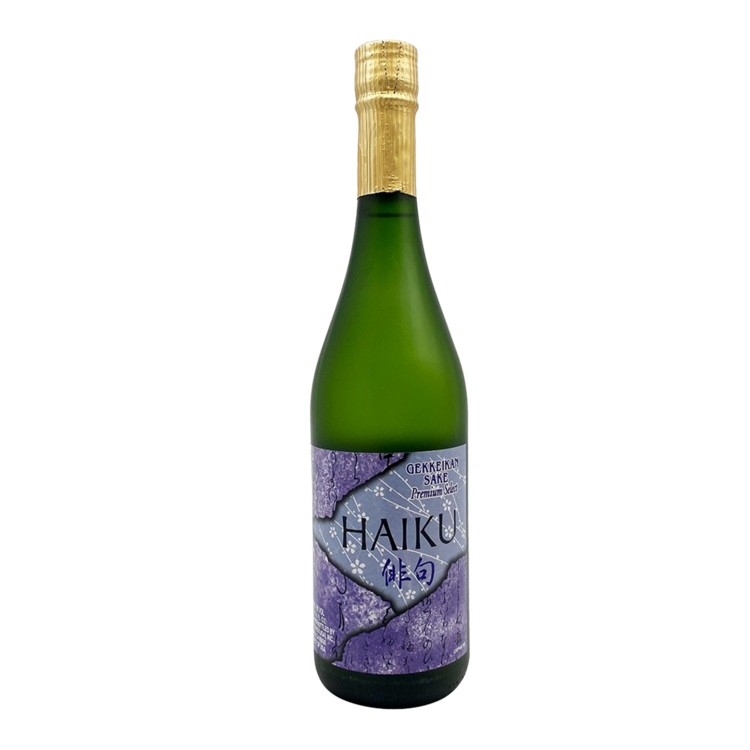 Gekkeikan Junmai Sake Haiku Tokubetsu - 750ML - Front