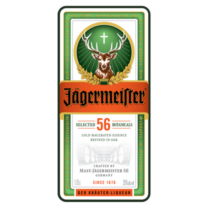 Jagermeister Herbal Liqueur 70 - 1.75L - Front Label