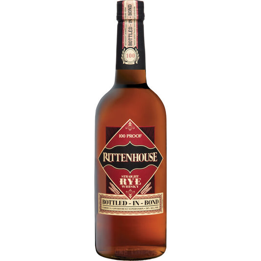 Rittenhouse Straight Rye Whiskey Bottled In Bond 100 - 750ML - Front
