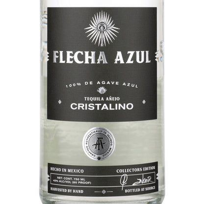 Flecha Azul Tequila Anejo Cristalino Aged 18 Months 80 - 750ML