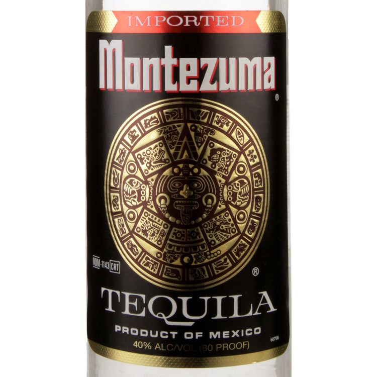 Montezuma Tequila White 80 - 750ML - Front Label