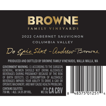 Do Epic Sh*T. Cabernet Sauvignon Columbia Valley 2022 - 750ML