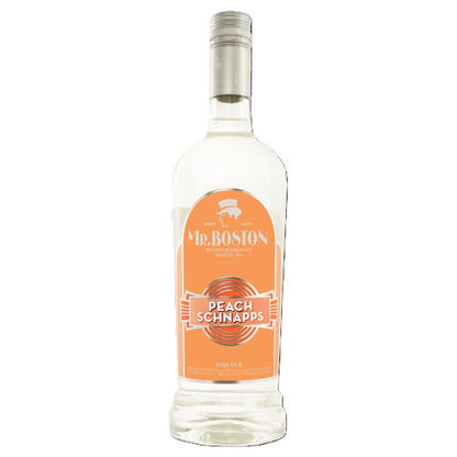 Mr. Boston Peach Schnapps 30 - 750ML - Front