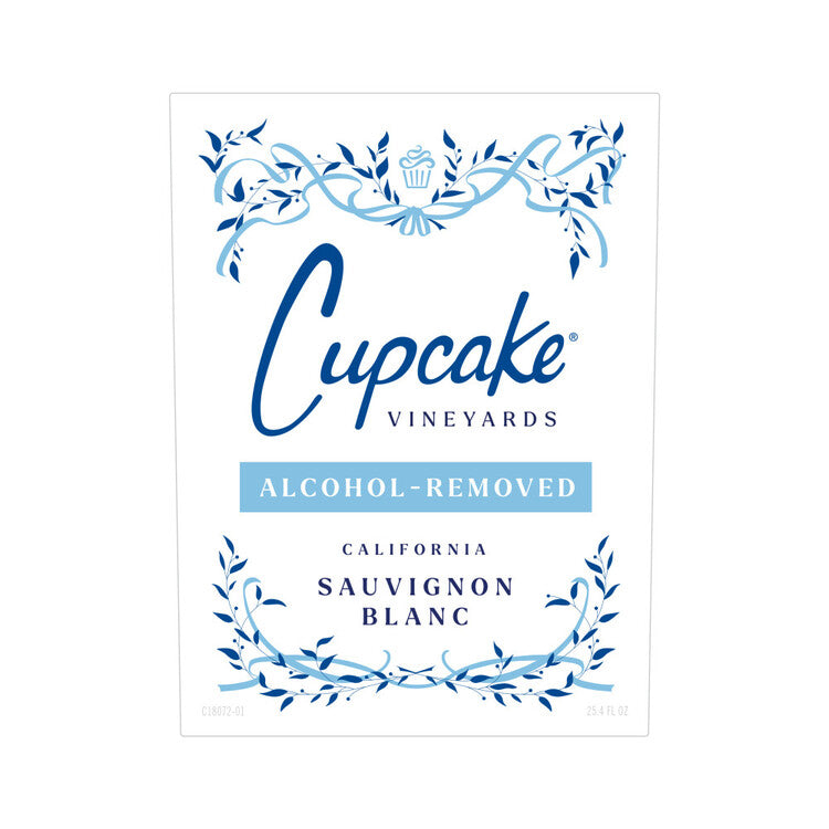 Cupcake Vineyards Sauvignon Blanc Alcohol Removed California - 750ML - Front Label