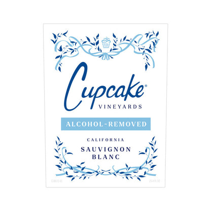 Cupcake Vineyards Sauvignon Blanc Alcohol Removed California - 750ML - Front Label