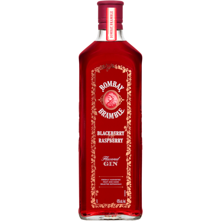 Bombay Bramble Blackberry & Raspberry Flavored Gin 86 - 1.0L - Front