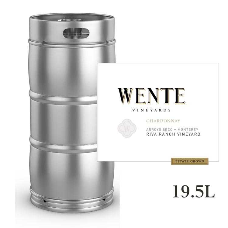 Wente Vineyards Chardonnay Riva Ranch Vineyard Arroyo Seco - 5.2G - Front