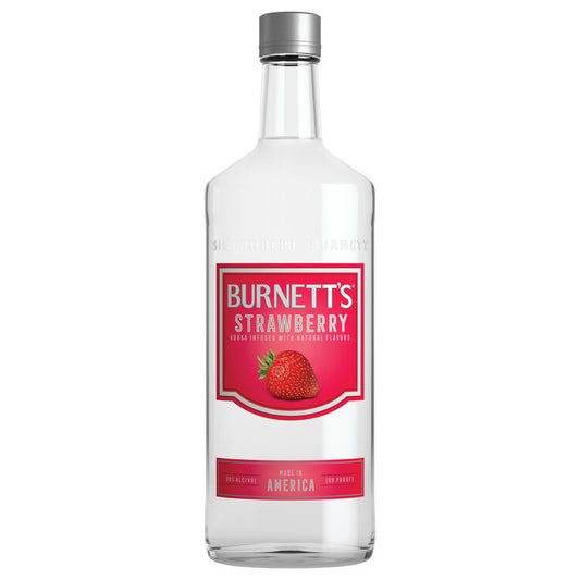 Burnett's Strawberry Flavored Vodka 60 - 750ML - Front