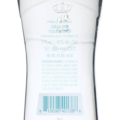 Lobos 1707 Tequila Joven 80 - 375ML - Back Label