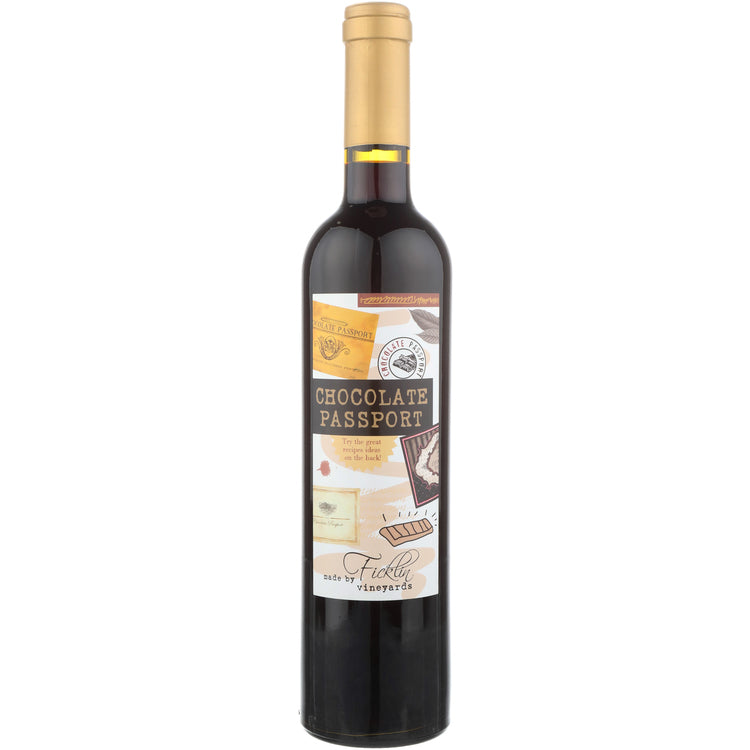 Ficklin Vineyards Chocolate Passport - 500ML - Front
