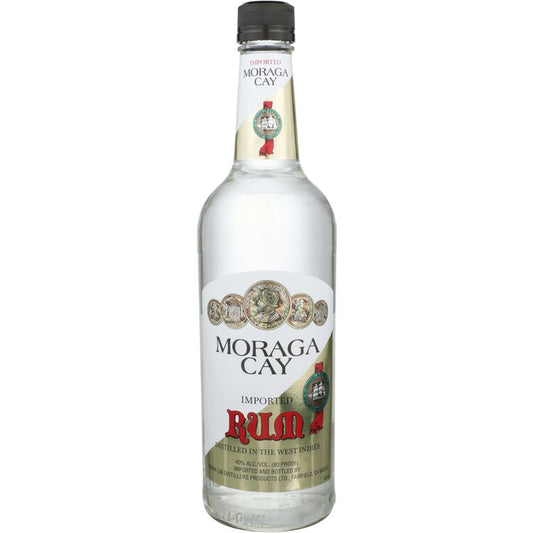Moraga Cay White Rum 80 - 750ML - Front