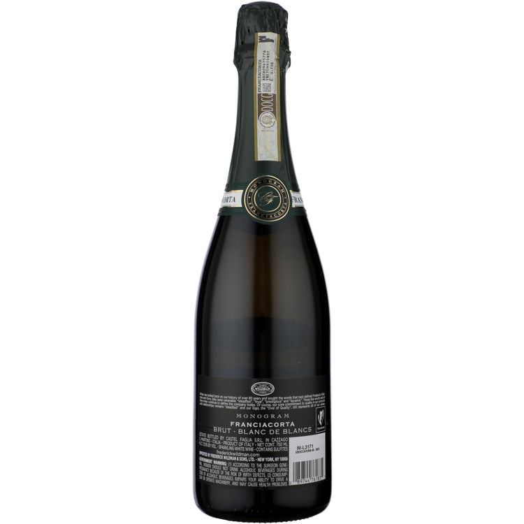 Monogram Franciacorta Brut Blanc De Blancs - 750ML - Back