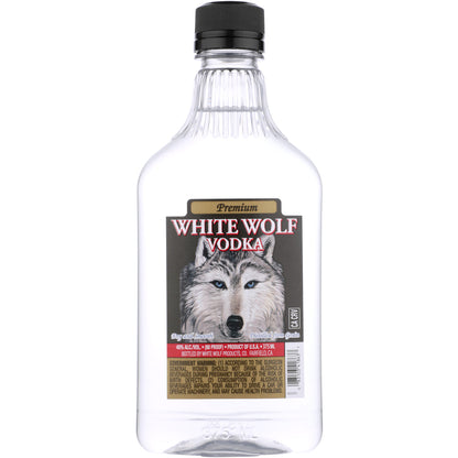 White Wolf Vodka 80 - 375ML - Front