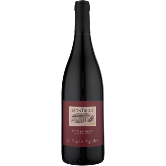 Montirius Cotes Du Rhone Rouge La Muse Papilles - 750ML - Front