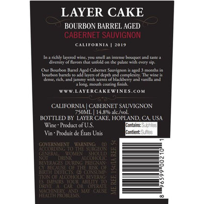 Layer Cake Cabernet Sauvignon Bourbon Barrel Aged California - 750ML